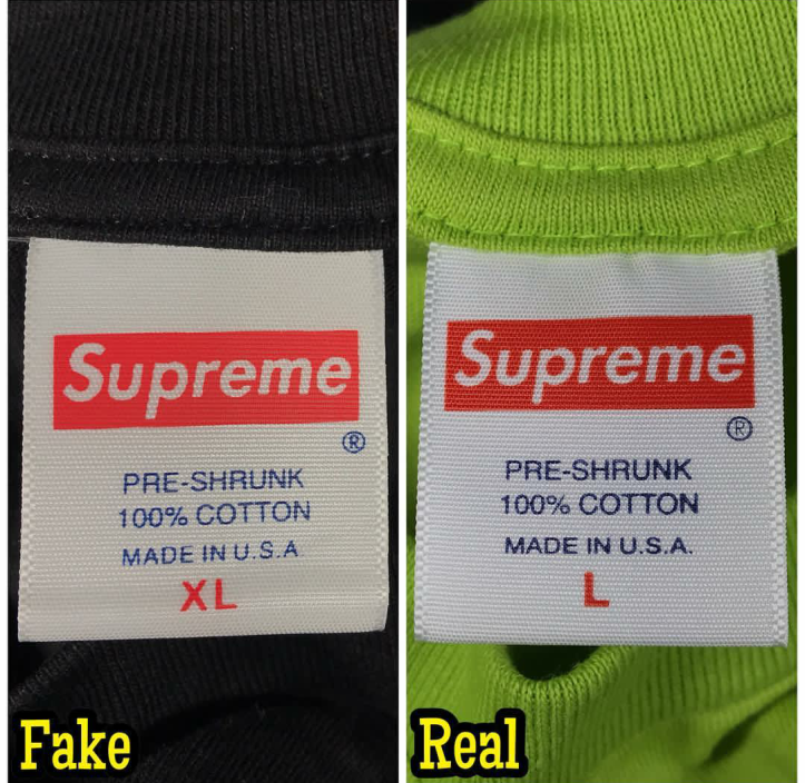 Fake Supreme Shirt Vs Real | Supreme HypeBeast Product